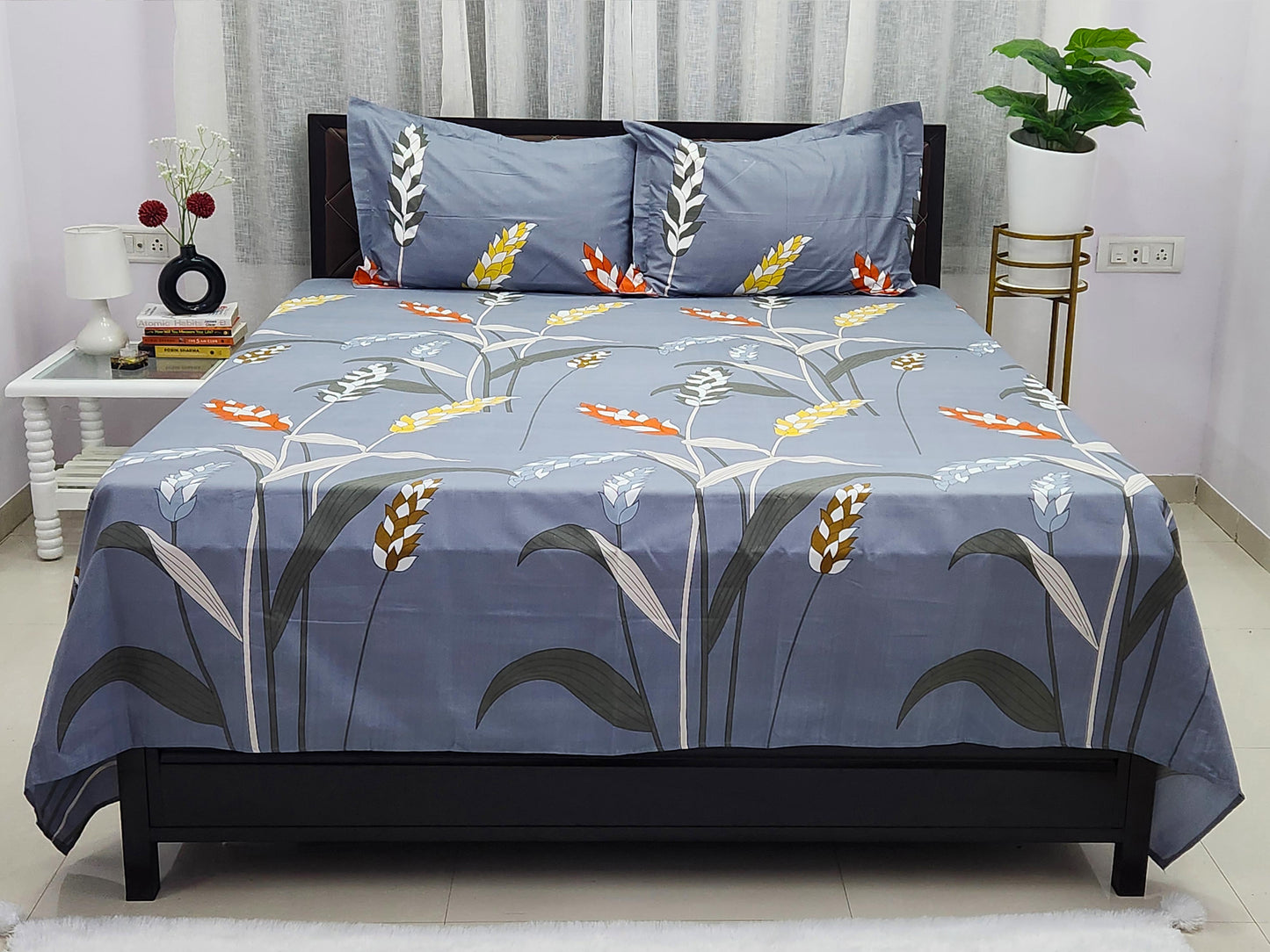 Ava- Grey Bedsheet