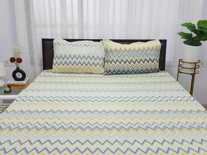 Chhavi-Pastel Abstract Bedsheet