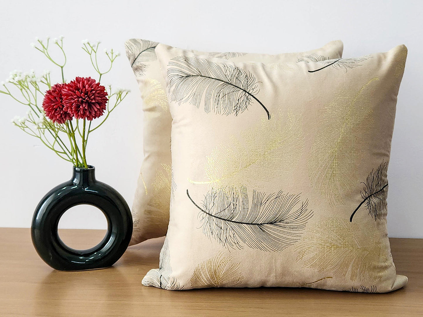 Beige Breeze Cushion Cover