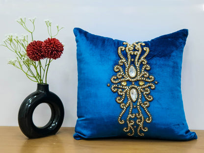 Sky Jewel blue Cushion Cover