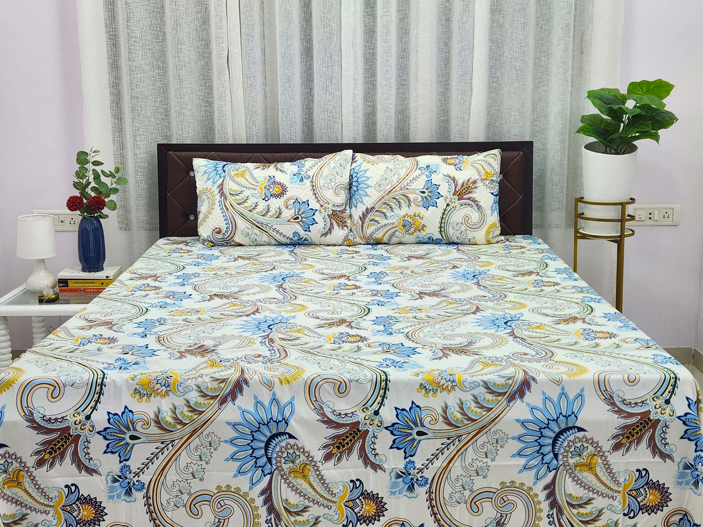 June-Off White Bedsheet
