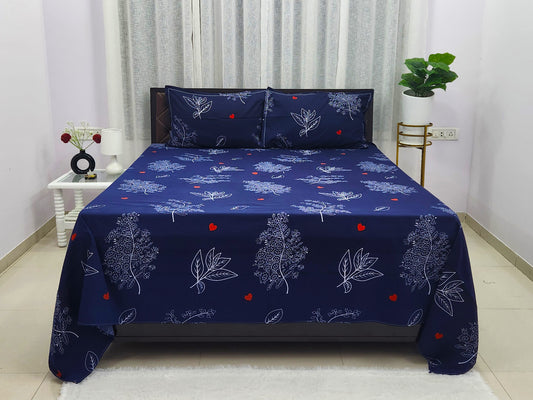 Jheel- Blue Bedsheet