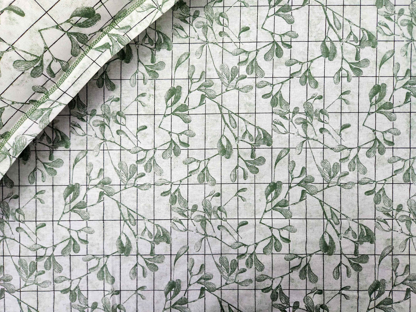 Anu- White Cotton Bedsheet
