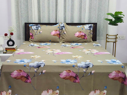 Grey- Meadow Bedsheet