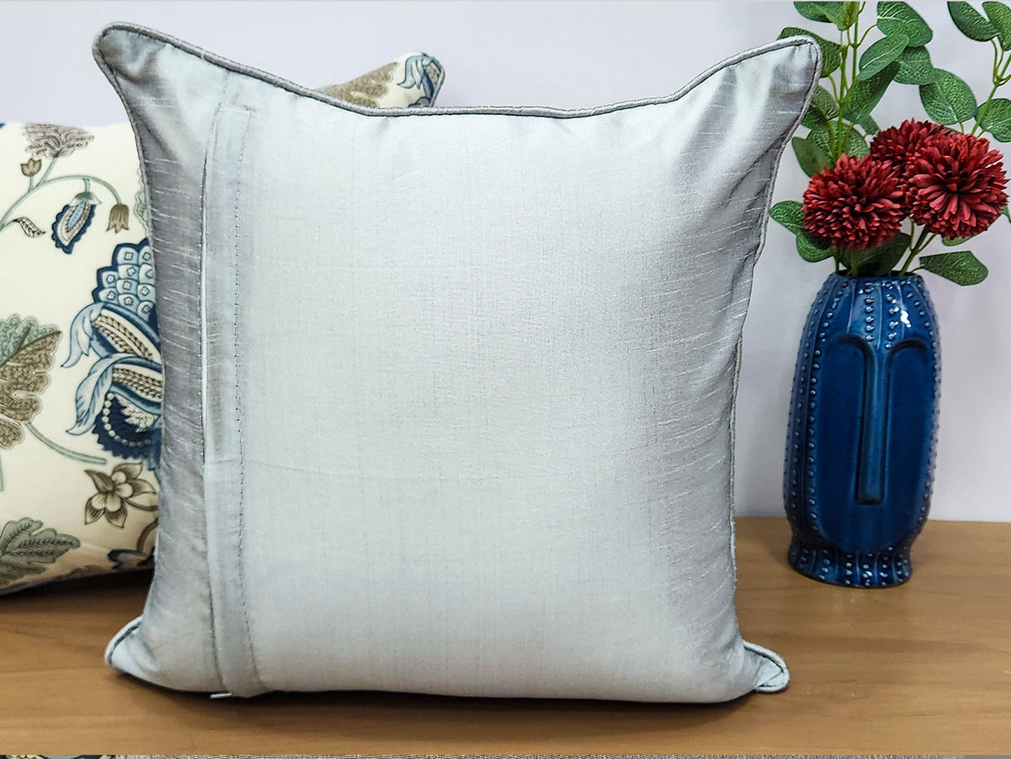 Blue Floral Charm Cushion Cover