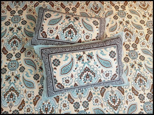 Chitra - Ethnic Paisley Design Bedsheet