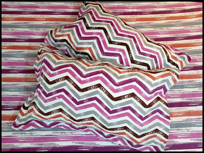 Coralin - Pink Abstract Bedsheet