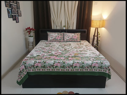 Falguni - Beautiful Floral  Bedsheet