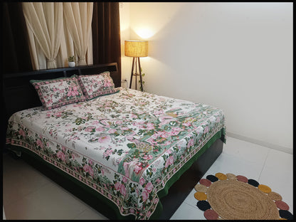 Falguni - Beautiful Floral  Bedsheet