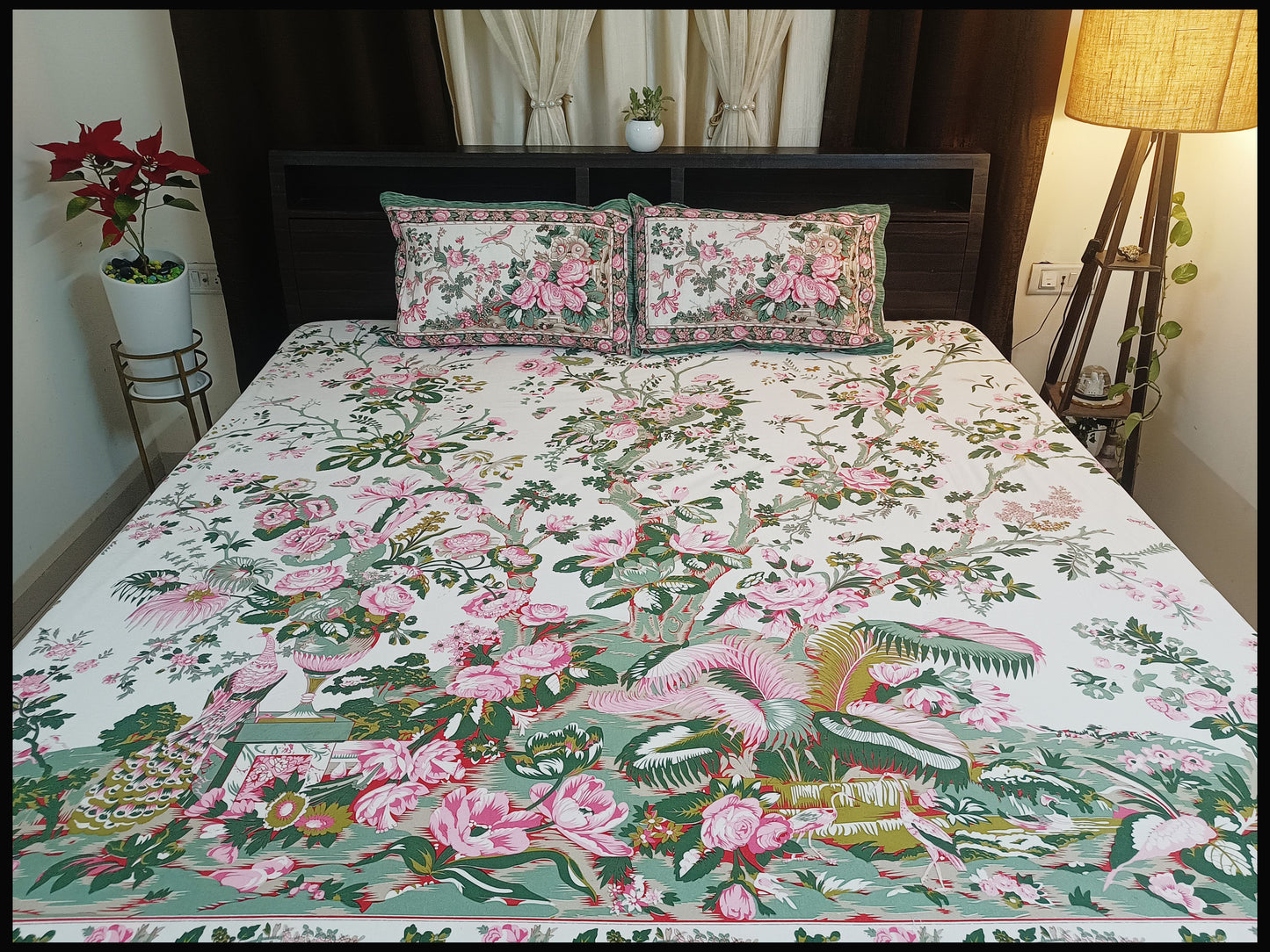 Falguni - Beautiful Floral  Bedsheet